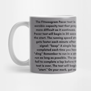 Fitness Test Script Mug